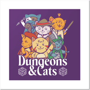 Dungeons & Cats Posters and Art